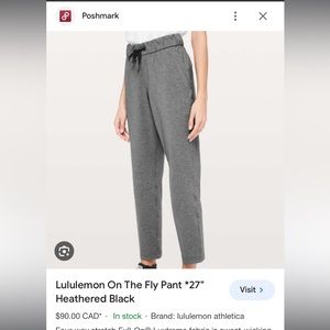 Lululemon on the fly pants